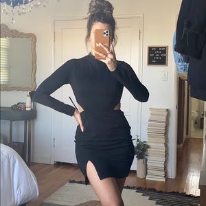 BLACK CUT OUT DRESS